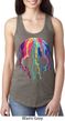 Halloween Melting Skull Ladies Ideal Tank Top