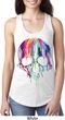 Halloween Melting Skull Ladies Ideal Tank Top