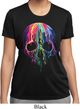 Halloween Melting Skull Ladies Moisture Wicking Shirt