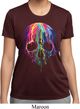 Halloween Melting Skull Ladies Moisture Wicking Shirt