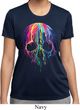 Halloween Melting Skull Ladies Moisture Wicking Shirt