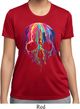 Halloween Melting Skull Ladies Moisture Wicking Shirt