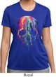 Halloween Melting Skull Ladies Moisture Wicking Shirt