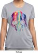 Halloween Melting Skull Ladies Moisture Wicking Shirt