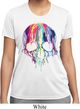 Halloween Melting Skull Ladies Moisture Wicking Shirt