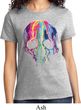 Halloween Melting Skull Ladies Shirt