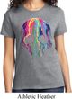 Halloween Melting Skull Ladies Shirt