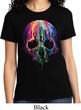 Halloween Melting Skull Ladies Shirt