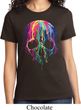 Halloween Melting Skull Ladies Shirt