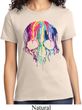 Halloween Melting Skull Ladies Shirt