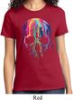 Halloween Melting Skull Ladies Shirt