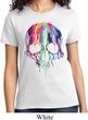 Halloween Melting Skull Ladies Shirt