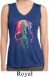 Halloween Melting Skull Ladies Sleeveless Moisture Wicking Shirt