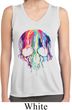 Halloween Melting Skull Ladies Sleeveless Moisture Wicking Shirt