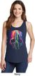 Halloween Melting Skull Ladies Tank Top