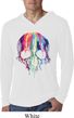 Halloween Melting Skull Lightweight Hoodie Shirt