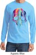 Halloween Melting Skull Long Sleeve Shirt