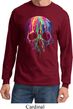 Halloween Melting Skull Long Sleeve Shirt