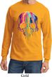 Halloween Melting Skull Long Sleeve Shirt
