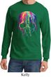 Halloween Melting Skull Long Sleeve Shirt