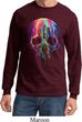 Halloween Melting Skull Long Sleeve Shirt