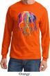 Halloween Melting Skull Long Sleeve Shirt