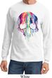 Halloween Melting Skull Long Sleeve Shirt