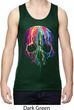 Halloween Melting Skull Mens Moisture Wicking Tanktop