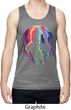 Halloween Melting Skull Mens Moisture Wicking Tanktop