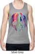 Halloween Melting Skull Mens Moisture Wicking Tanktop