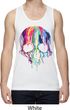 Halloween Melting Skull Mens Moisture Wicking Tanktop