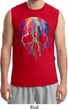 Halloween Melting Skull Mens Muscle Shirt