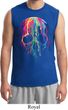 Halloween Melting Skull Mens Muscle Shirt