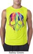 Halloween Melting Skull Mens Sleeveless Shirt