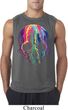 Halloween Melting Skull Mens Sleeveless Shirt