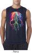 Halloween Melting Skull Mens Sleeveless Shirt