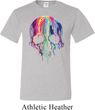 Halloween Melting Skull Mens Tall Shirt