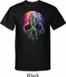 Halloween Melting Skull Mens Tall Shirt