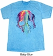 Halloween Melting Skull Mineral Tie Dye Shirt