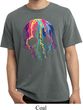 Halloween Melting Skull Pigment Dyed Shirt