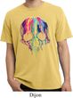Halloween Melting Skull Pigment Dyed Shirt