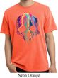 Halloween Melting Skull Pigment Dyed Shirt