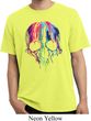 Halloween Melting Skull Pigment Dyed Shirt