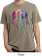Halloween Melting Skull Pigment Dyed Shirt