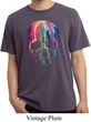 Halloween Melting Skull Pigment Dyed Shirt
