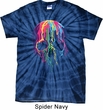 Halloween Melting Skull Spider Tie Dye Shirt
