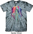 Halloween Melting Skull Spider Tie Dye Shirt