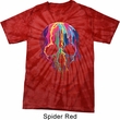 Halloween Melting Skull Spider Tie Dye Shirt