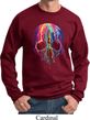 Halloween Melting Skull Sweatshirt