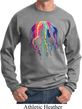 Halloween Melting Skull Sweatshirt